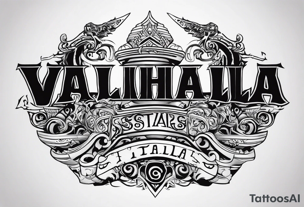 Valhalla stairs tattoo idea
