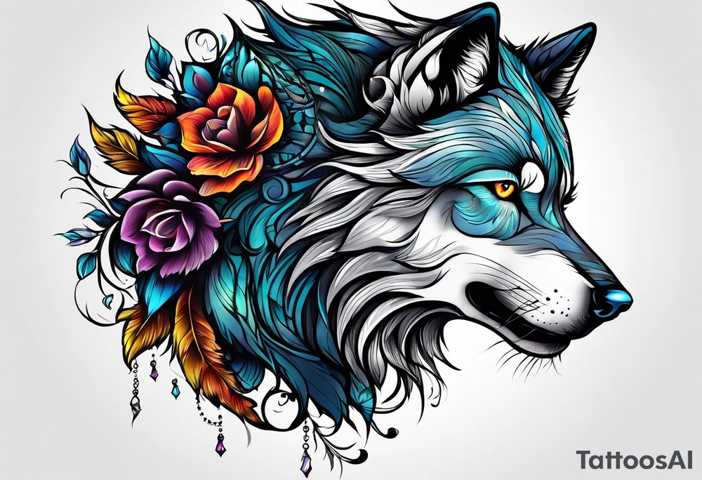 Lobo wolf for a male tattoo tattoo idea