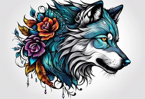 Lobo wolf for a male tattoo tattoo idea