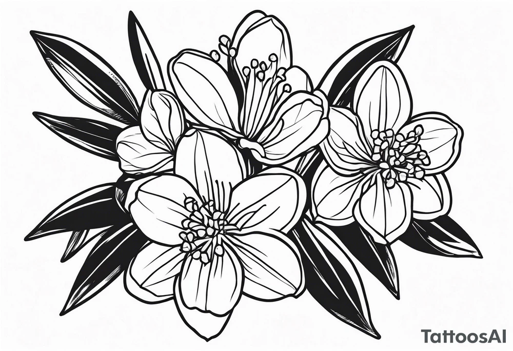 Syringa hyacinthiflora tattoo idea