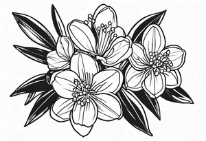 Syringa hyacinthiflora tattoo idea