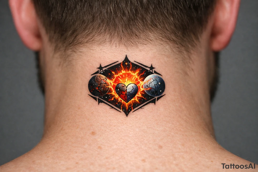 Fell in love with a dying star tattoo idea