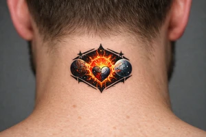Fell in love with a dying star tattoo idea