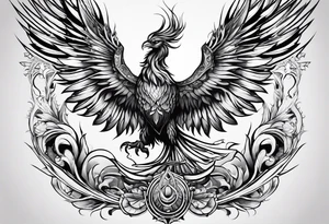 Pheonix rising tattoo idea