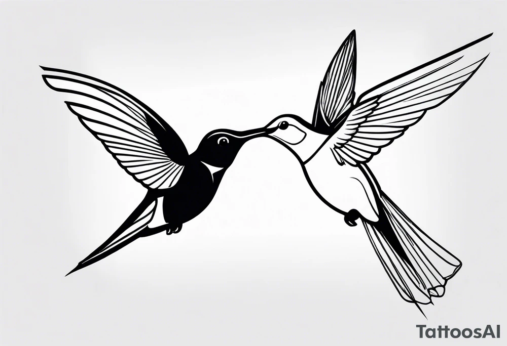 humming bird tattoo idea