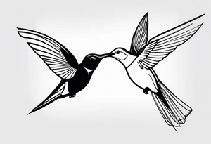 humming bird tattoo idea