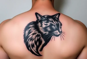 Black Cat tattoo idea