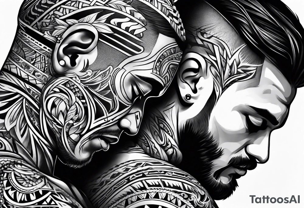 Father son tattoo idea