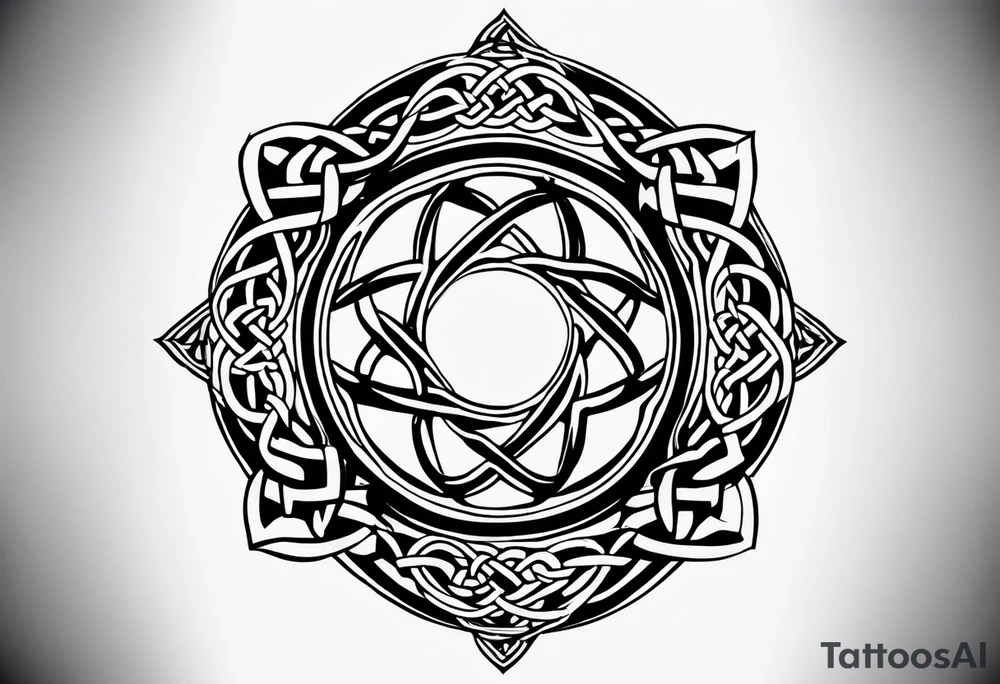 Celtic knot work tattoo idea