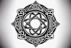 Celtic knot work tattoo idea