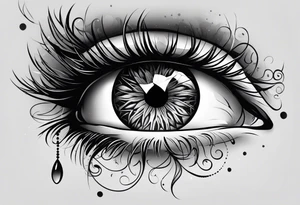 Eye ball tattoo idea