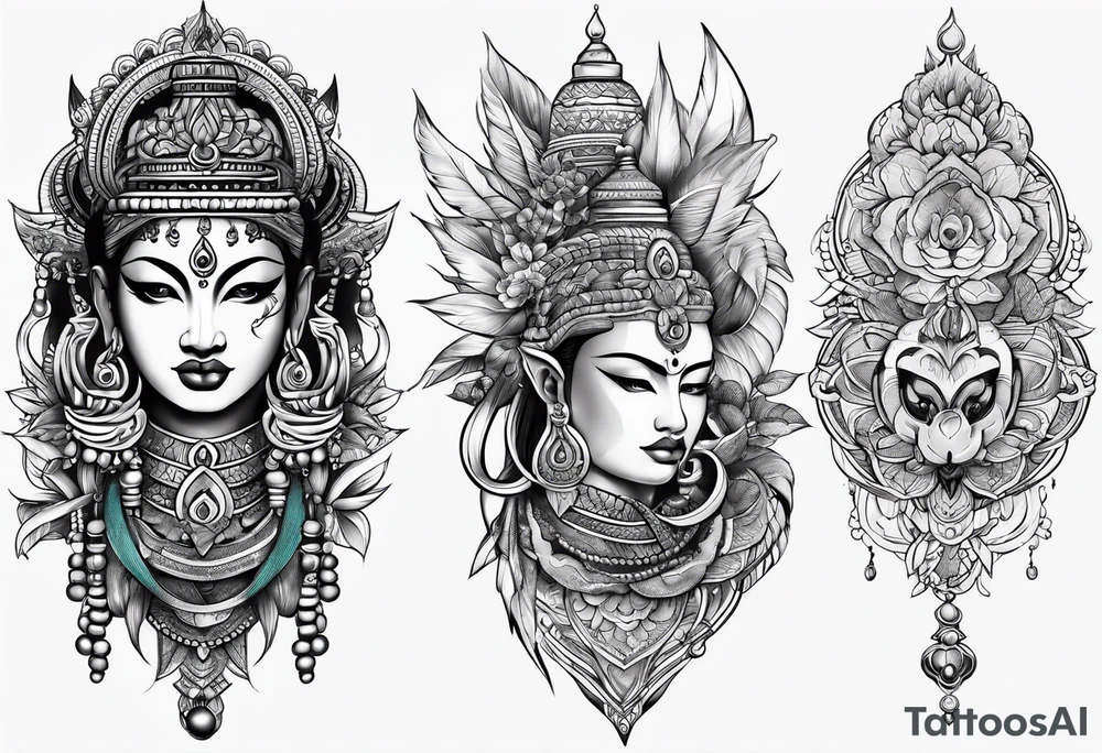 Mani wata tattoo idea
