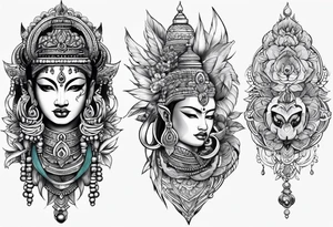 Mani wata tattoo idea