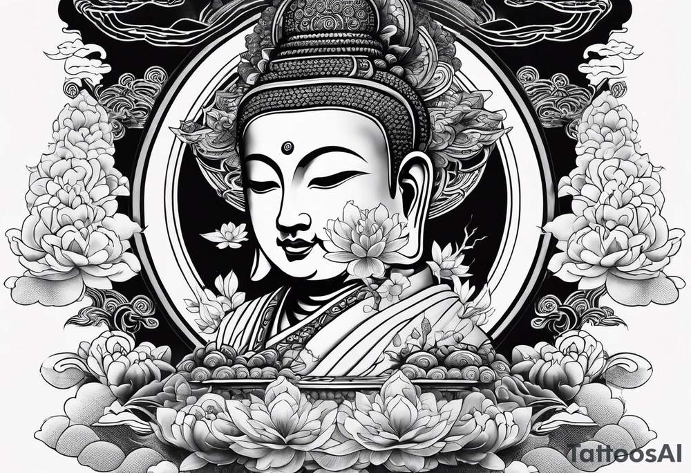 Buddism forearm tattoo tattoo idea