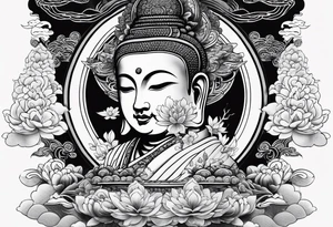Buddism forearm tattoo tattoo idea