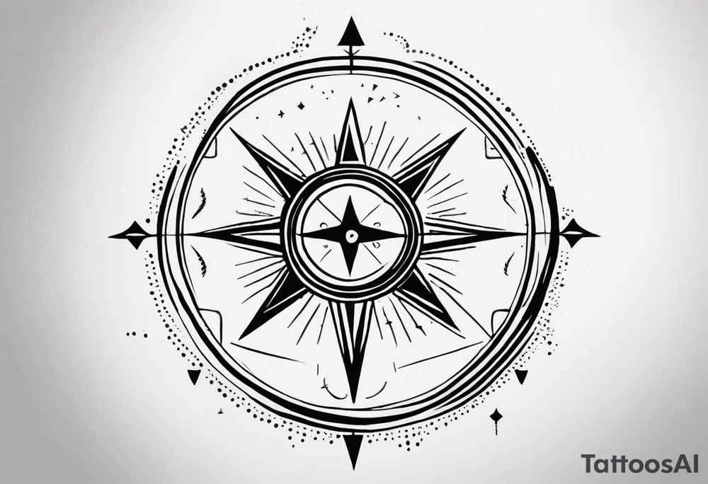 I want a mysterious enigmatic tattoo, with mysterious symbols and phrases, with the meaning of curiosity about conspiracy theories, the future, and the past, something that completes the upper part of the arm that is between the middle of the arm and the shoulder tattoo idea