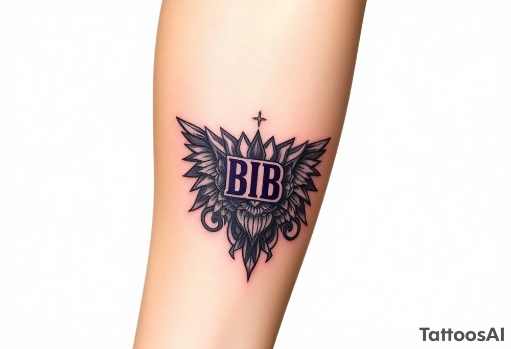 bib 2013 purple and gold tattoo idea