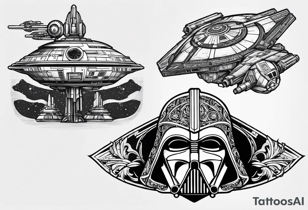 Star wars logos tattoo idea