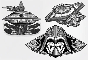 Star wars logos tattoo idea
