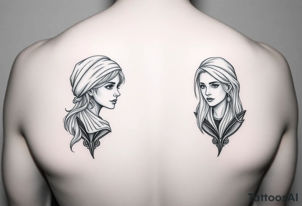 Something to represent mother and two daughters Sarah and Nora birth months are january February and August tattoo idea