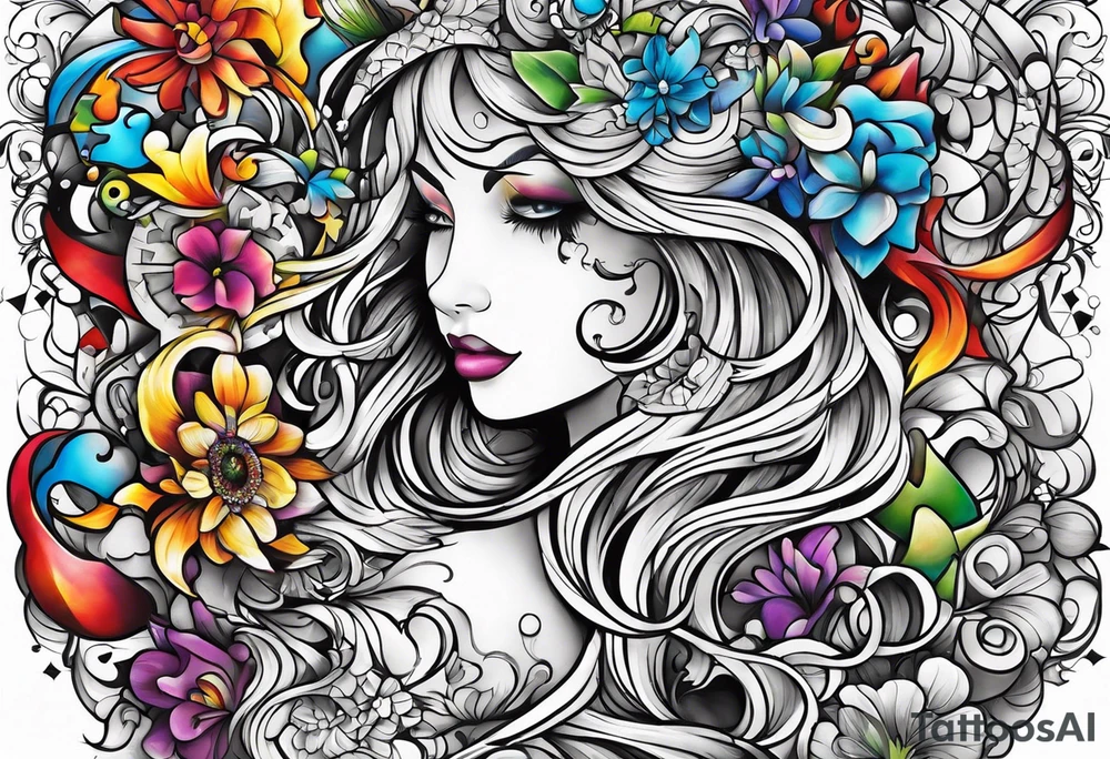 Autism puzzle tattoo idea