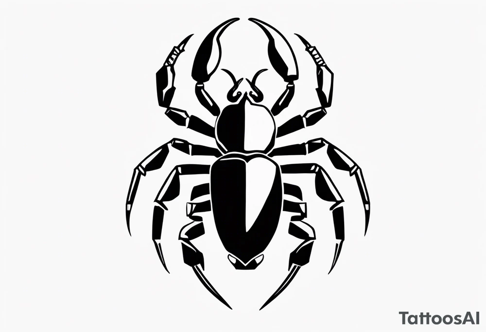 small Julia scorpion tattoo idea