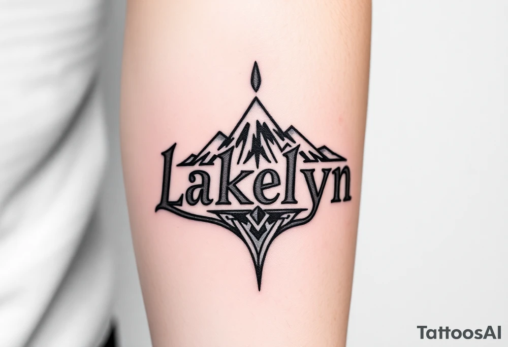 Nordic
Names Lakelyn tattoo idea