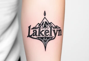 Nordic
Names Lakelyn tattoo idea