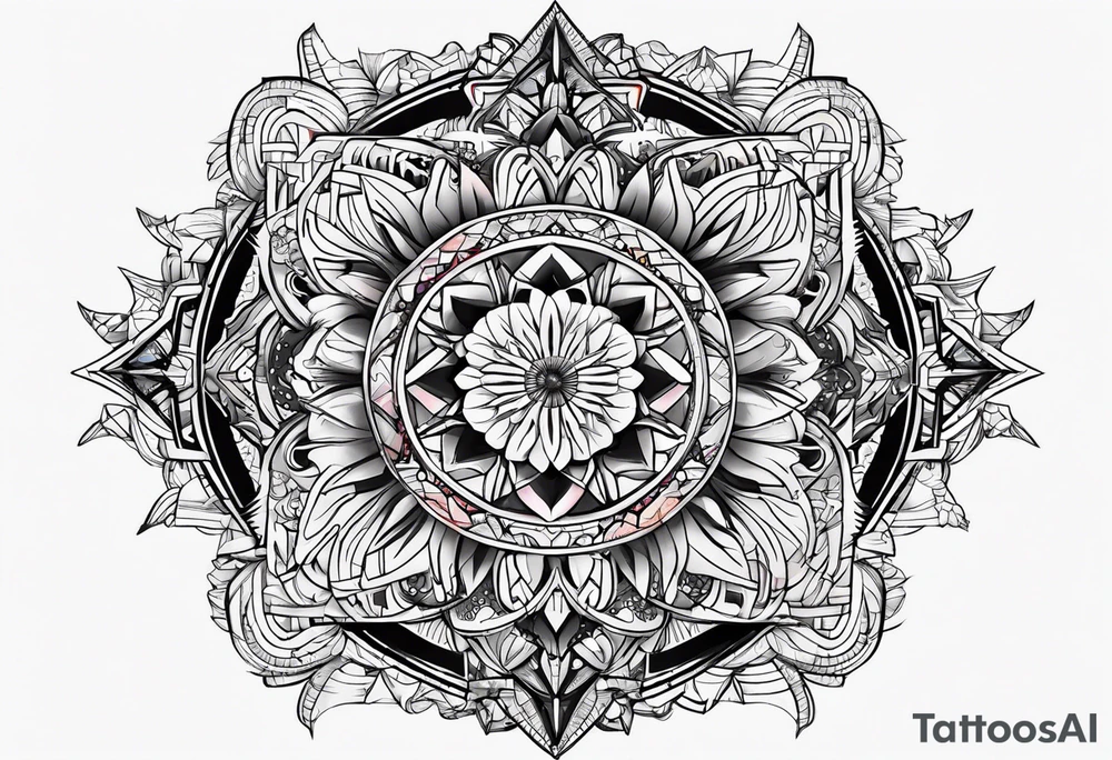 Stars bright colors tattoo idea