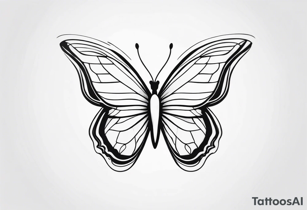 Butterfly tattoo idea