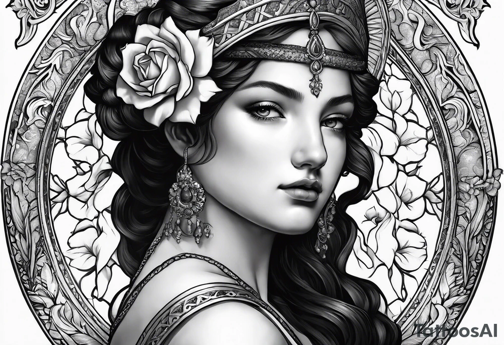 nemesis without flowers tattoo idea