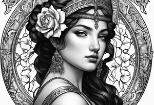 nemesis without flowers tattoo idea