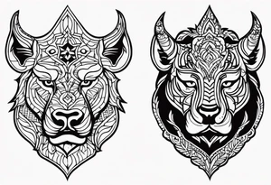 Agression tattoo design tattoo idea