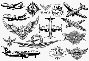 Plane text that says Imara tattoo idea