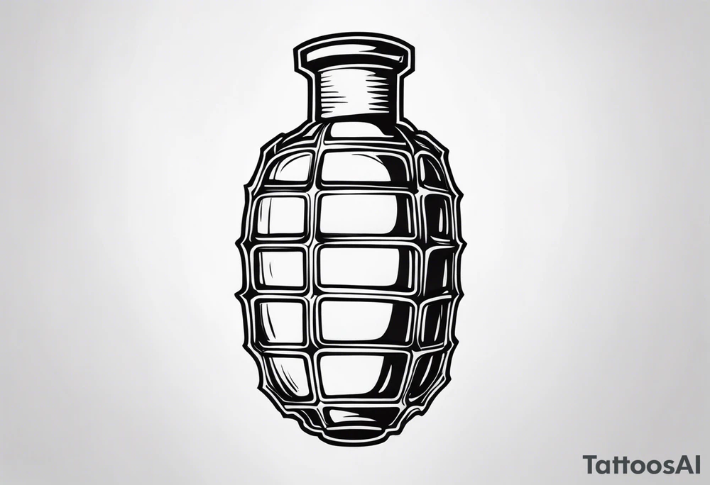 grenade ribs tattoo idea