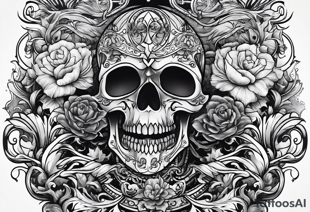mist death tattoo idea