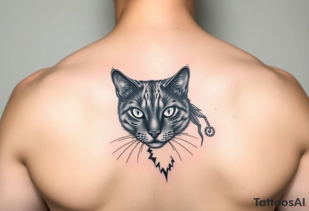 Black Cat tattoo idea