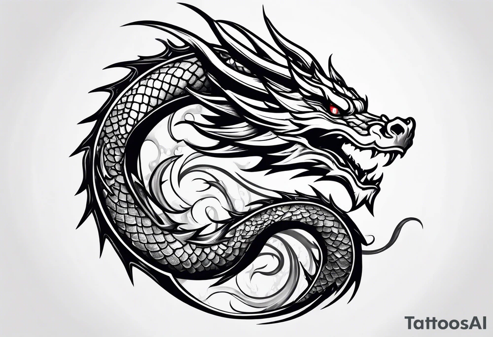 Dragon tattoo idea