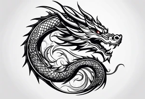 Dragon tattoo idea