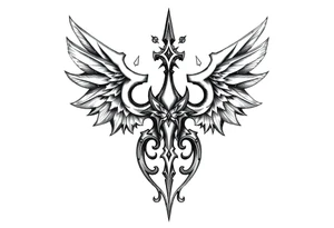 Powerful family symbol tattoo idea