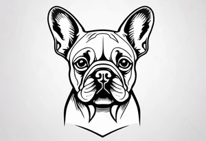 french bulldog tattoo idea