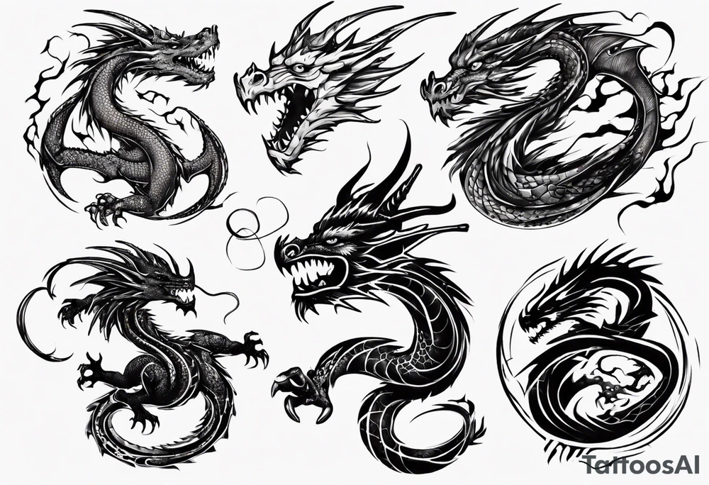 dragon tattoo idea