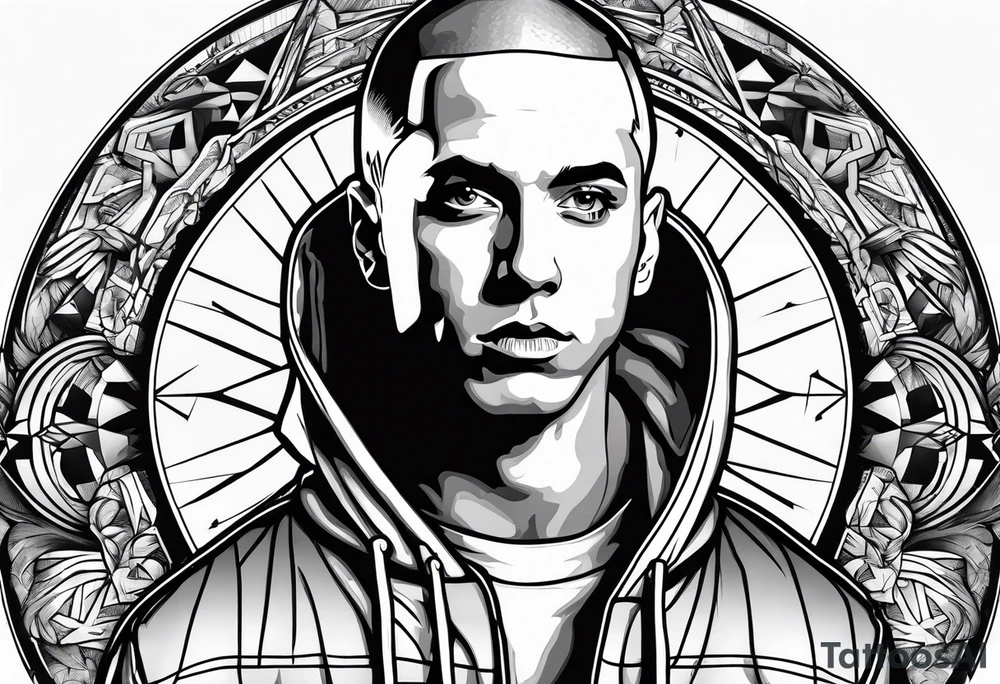 Eminem slim shady motivational tattoo idea