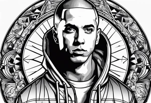 Eminem slim shady motivational tattoo idea