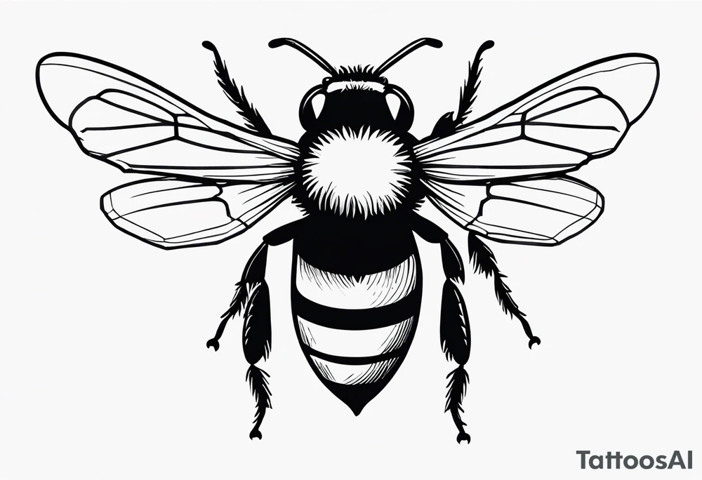 bumble bee tattoo idea
