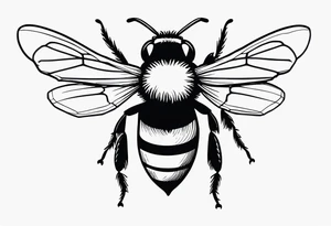 bumble bee tattoo idea