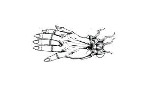 japans hand + Full arm  tattoo concept tattoo idea