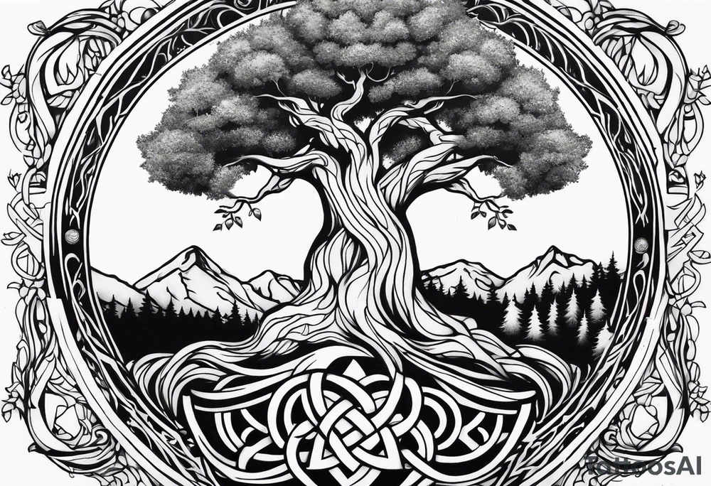 yggdrasil tattoo idea