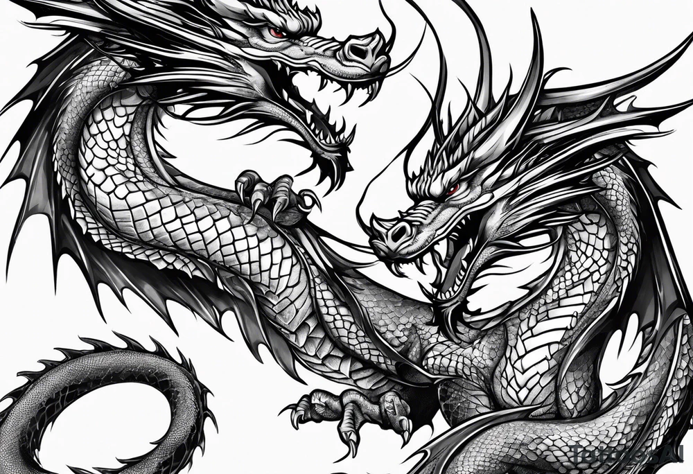dragon tattoo idea