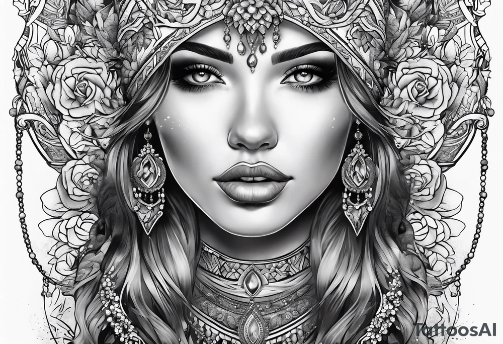 Women tattoo idea